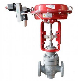 Supapă de control pneumatică căptușită cu fluor